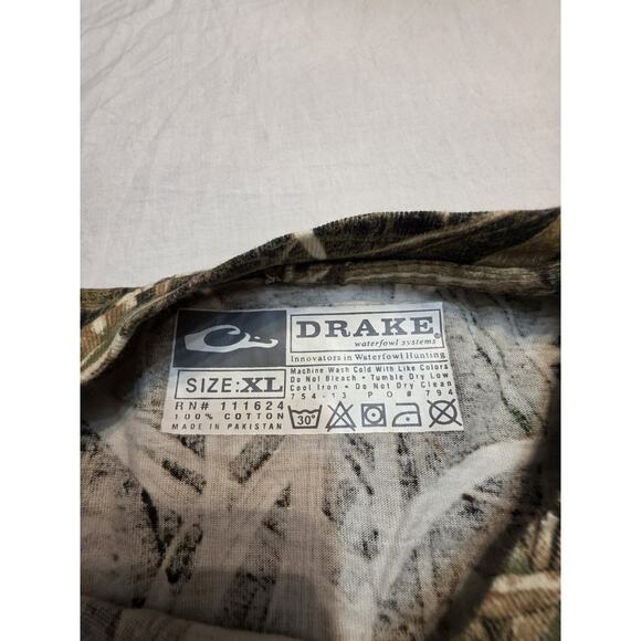 Mossy Oak Drake Men's Size Xl Longsleeve Camo Shirt - Picture 3 of 6